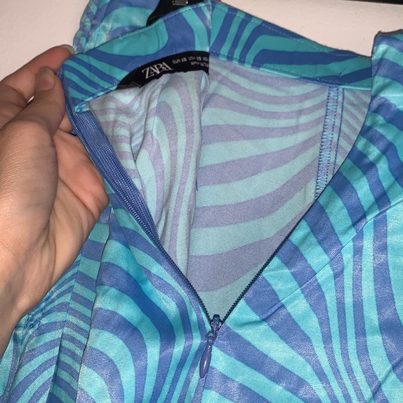 Zara | Retro Funky Wide Leg Cinched Size Xs - Picture 9 of 9